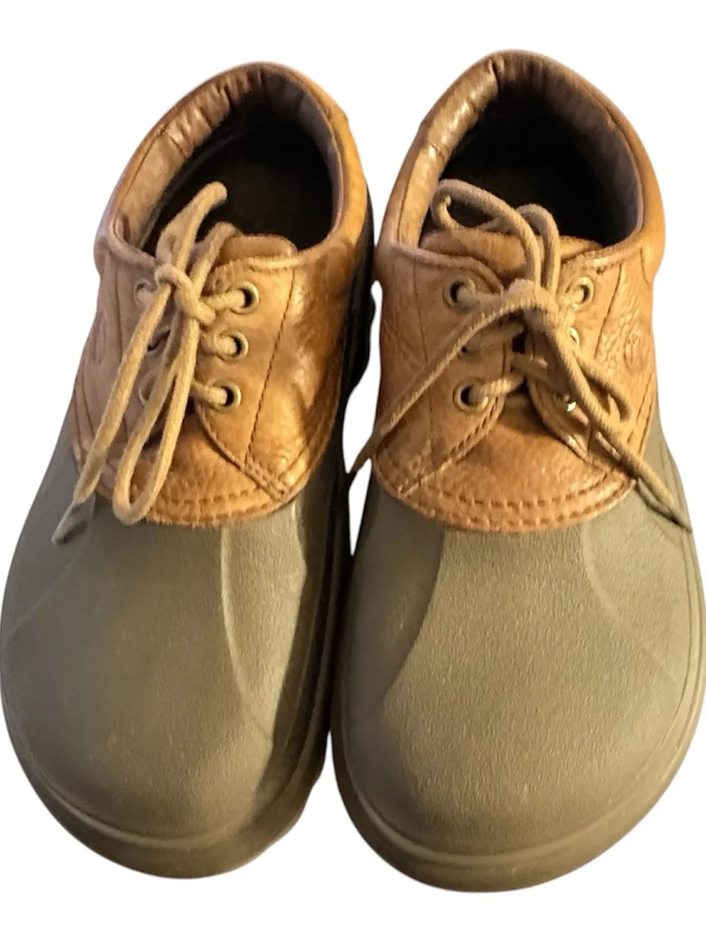 CROCS Islander Axle Men's Two-Tone Brown Boat Shoes